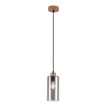 Rabalux - Luster na užetu 1xE27/25W/230V hrast