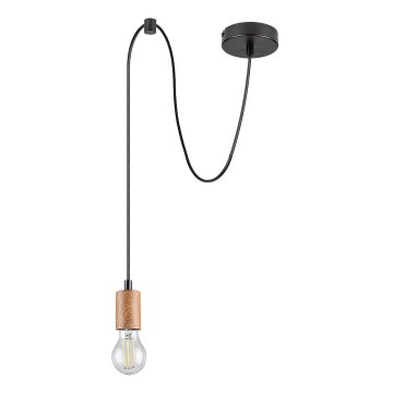 Rabalux - Luster na užetu 1xE27/60W/230V buk