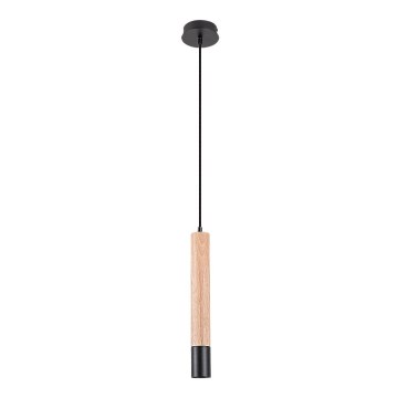 Rabalux - Luster na užetu 1xGU10/50W/230V bukovina