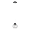 Rabalux - Luster za kupaonicu na užetu 1xE27/15W/230V crna IP44