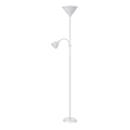 Rabalux - podna lampa 1xE27/100W+E14/25W bijela