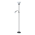 Rabalux - Podna lampa 1xE27/100W+E14/25W crna/bijela