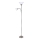Rabalux - Podna lampa 1xE27/100W+E14/25W mat krom/bijela