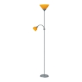 Rabalux - Podna lampa 1xE27/100W+E14/25W siva/narančasta