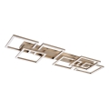 Rabalux - Prigušivo stropno svjetlo LED/40W/230V 3000-6500K 33x100 cm zlatna + daljinski upravljač