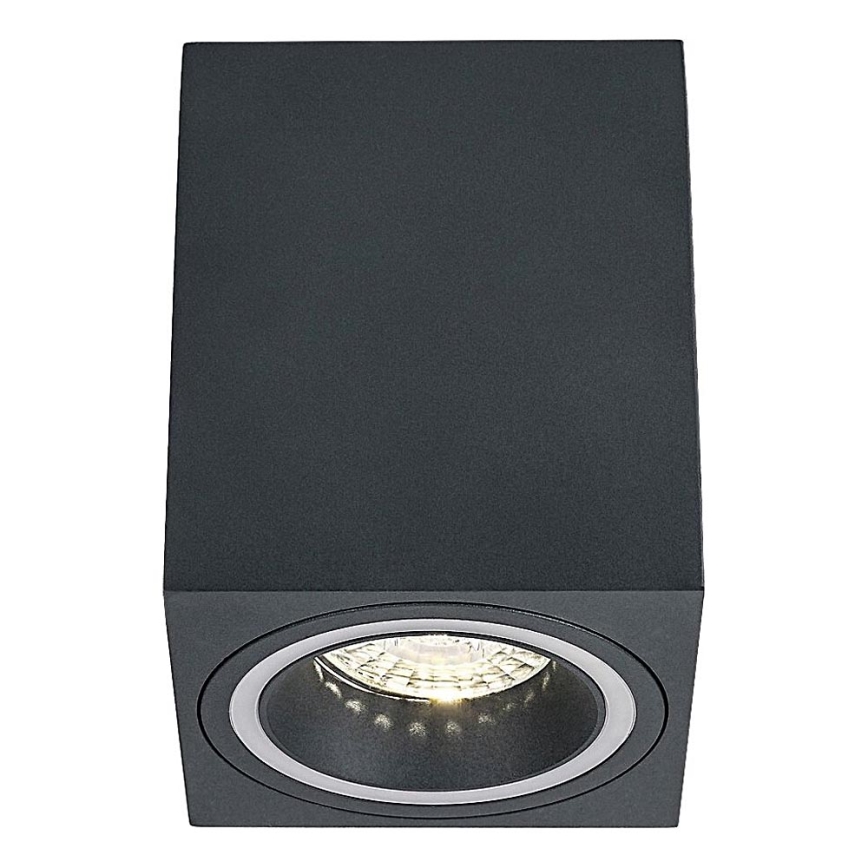 Rabalux - Reflektorska svjetiljka 1xGU10/25W/230V uglast antracit