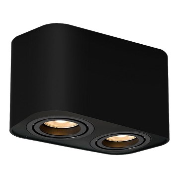 Rabalux - Reflektorska svjetiljka 2xGU10/42W/230V crna