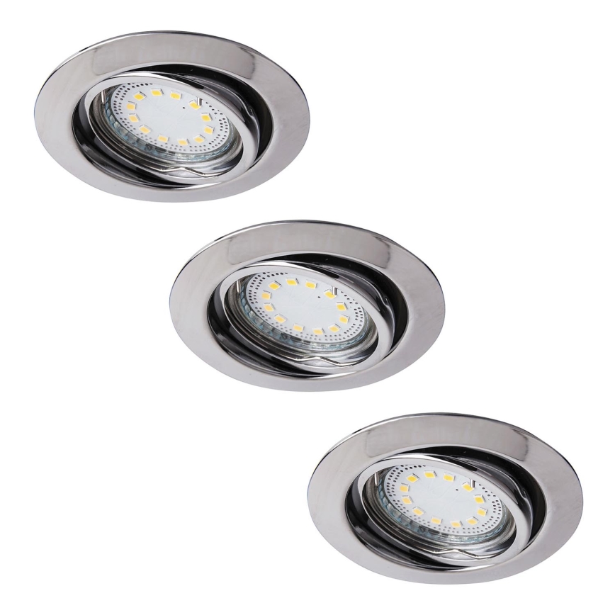 Rabalux - SET 3xLED Ugradbena svjetiljka 3xGU10/3W/230V IP40