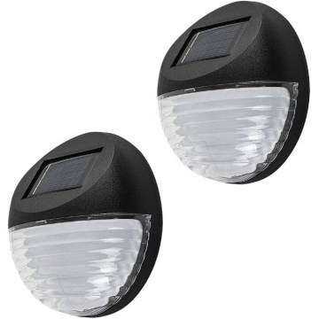 Rabalux - SET od 2 LED solarnih zidnih svjetiljki LED/0,06W/1,2V 300 mAh IP44