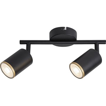 Rabalux - Spot svjetiljka 2xGU10/15W/230V crna