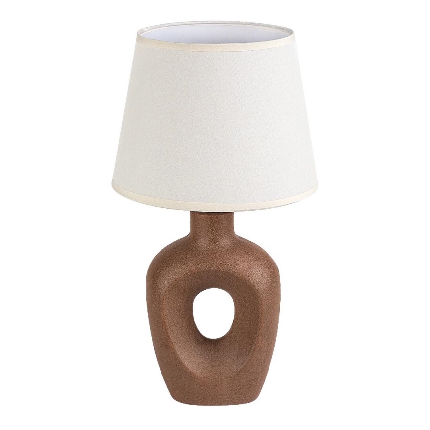Rabalux - Stolna lampa 1xE14/25W/230V smeđa/kremasta