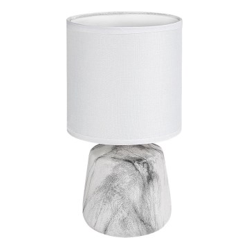 Rabalux - Stolna lampa 1xE14/40W/230V bijela s mramornim dekorom