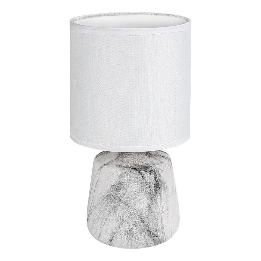 Rabalux - Stolna lampa 1xE14/40W/230V bijela s mramornim dekorom
