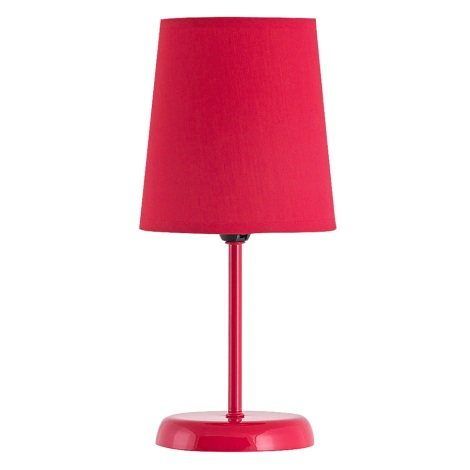 Rabalux - Stolna lampa 1xE14/40W/230V crvena