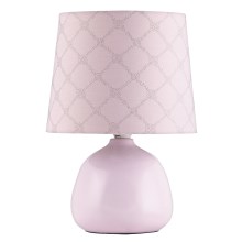 Rabalux - Stolna lampa 1xE14/40W ružičasta