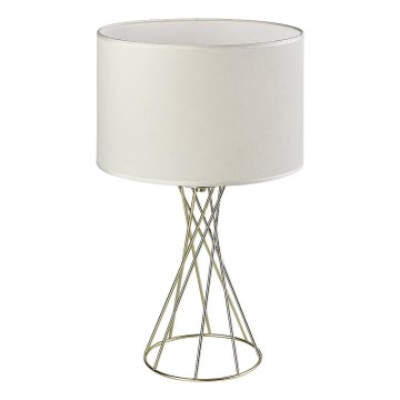 Rabalux - Stolna lampa 1xE27/40W/230V zlatna/bijela