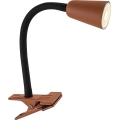 Rabalux - Stolna svjetiljka s kopčom 1xGU10/7W/230V narančasta