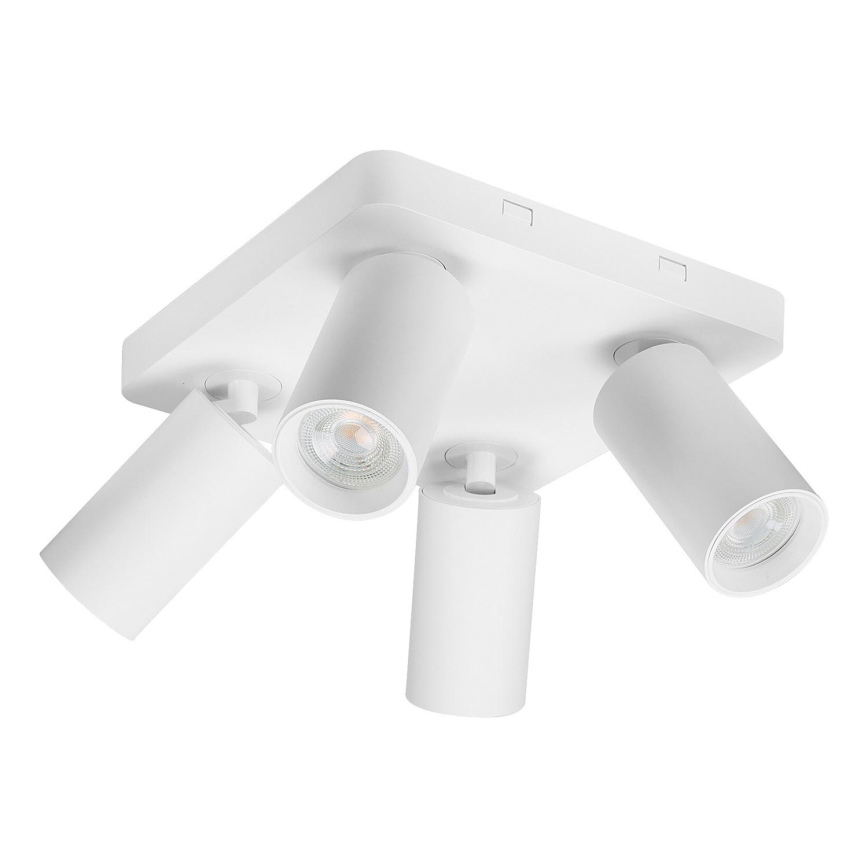 Rabalux - Stropna reflektorska svjetiljka 4xGU10/7W/230V bijela
