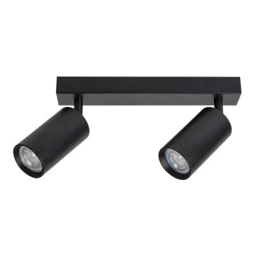 Rabalux - Stropna ugradna svjetiljka 2xGU10/25W/230V crna