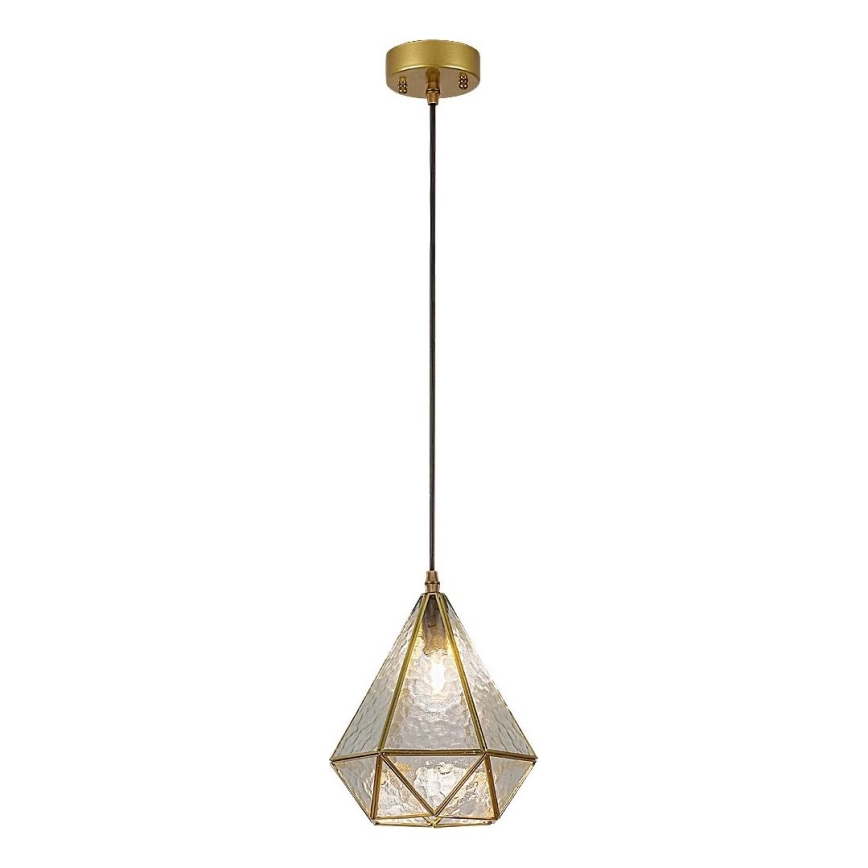 Rabalux - Tiffany vitraj luster na sajli 1xE14/40W/230V zlatna