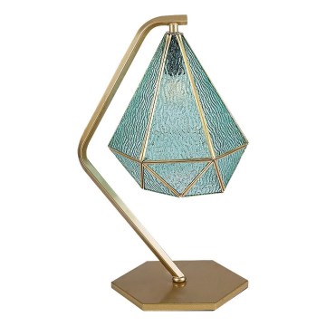 Rabalux - Tiffany vitraj stolna lampa 1xE14/40W/230V zlatna/plava