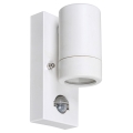 Rabalux - Vanjska Zidna svjetiljka sa senzorom 1xGU10/10W/230V IP44 bijela