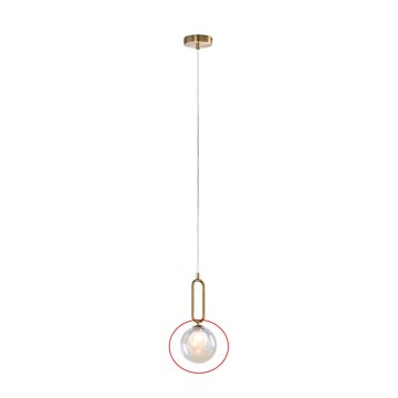Rabalux - Zamjensko staklo za luster ROSEHIP G9, promjer 15 cm