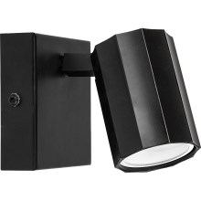 Rabalux - Zidna reflektorska svjetiljka 1xGU10/5W/230V crna