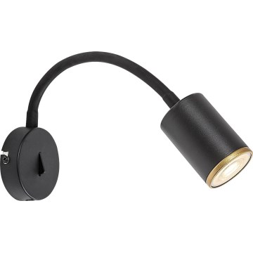 Rabalux - Zidna spot svjetiljka 1xGU10/15W/230V crna