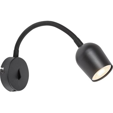 Rabalux - Zidna spot svjetiljka 1xGU10/15W/230V crna