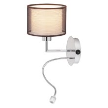 Rabalux - Zidna svjetiljka E27/60W + LED/1W