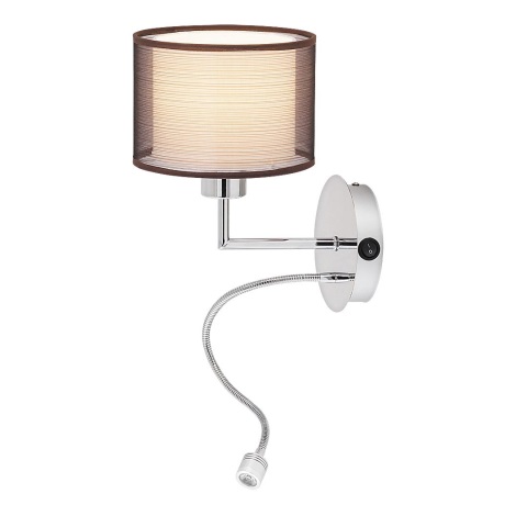 Rabalux - Zidna svjetiljka E27/60W + LED/1W
