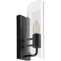 Rabalux - Zidna svjetiljka za kupaonicu 1xE14/12W/230V IP44 crna