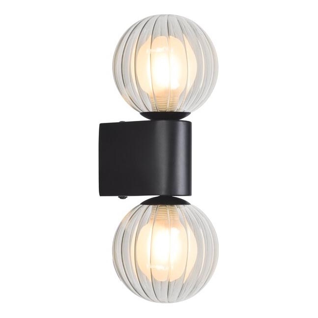 Rabalux - Zidna svjetiljka za kupaonicu 2xG9/3,5W/230V IP44 crna