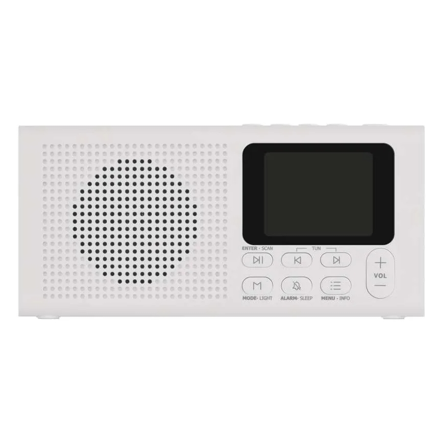 Radio DAB DAB+ FM 3W/5V/4xAA bijela