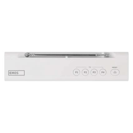 Radio DAB DAB+ FM 3W/5V/4xAA bijela
