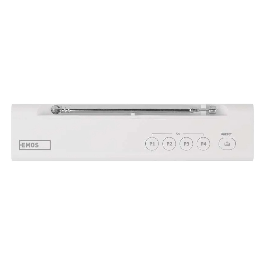 Radio DAB DAB+ FM 3W/5V/4xAA bijela