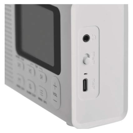 Radio DAB DAB+ FM 3W/5V/4xAA bijela