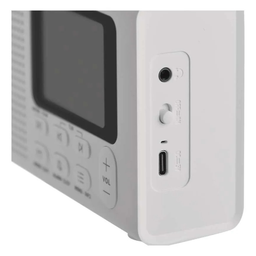 Radio DAB DAB+ FM 3W/5V/4xAA bijela