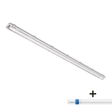 Radna fluorescentna svjetiljka 1xG13/230V IP65 + LED Svjetlosna cijev sa senzorom Philips MASTER T8 G13/24W