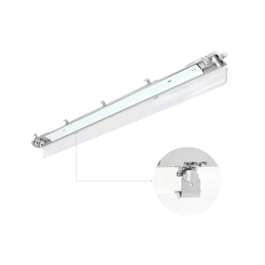 Radna fluorescentna svjetiljka HERMIC T8 2xG13/18W/230V IP65
