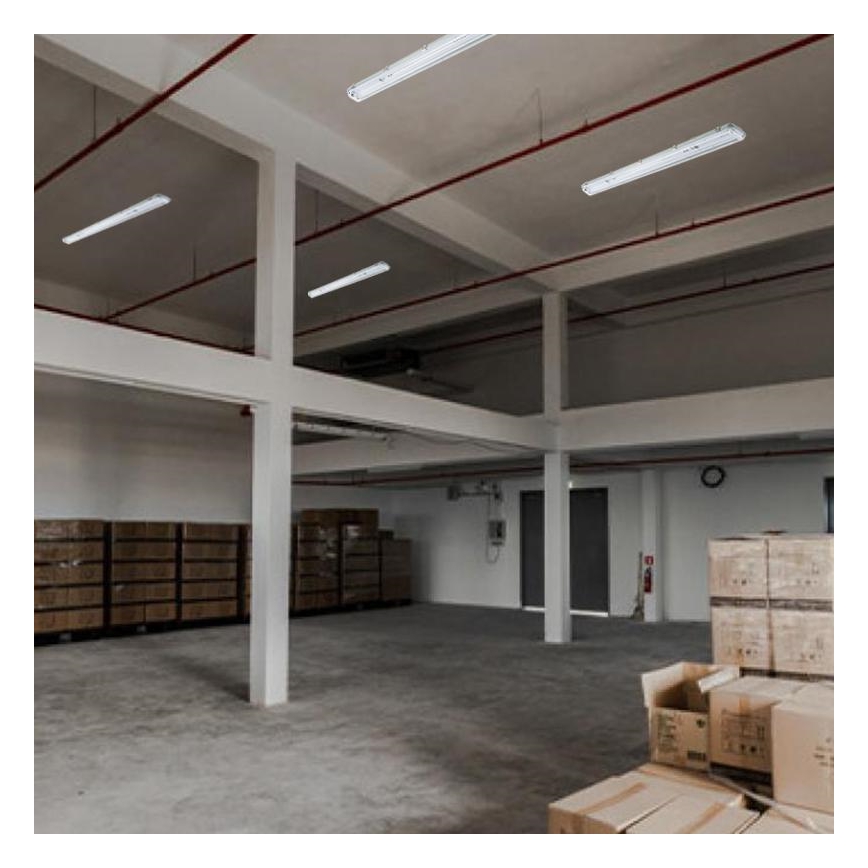 Radna fluorescentna svjetiljka T8 2xG13/18W/230V IP65 126 cm