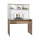 Radni stol 149x110 cm bijela/smeđa