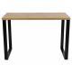 Radni stol BLAT 120x60 cm crna/smeđa