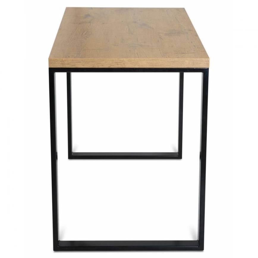 Radni stol BLAT 120x60 cm crna/smeđa