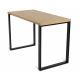 Radni stol BLAT 140x60 cm crna/smeđa