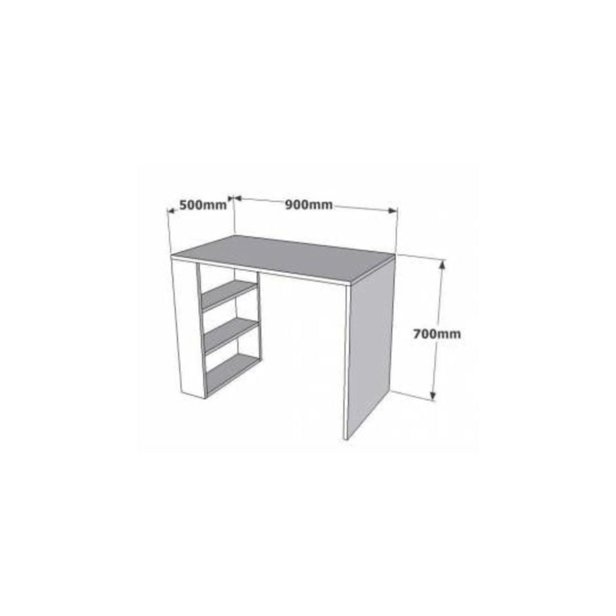 Radni stol PELIT 70x90 cm smeđa