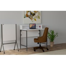 Radni stol USO 90,8x90 cm bijela/crna