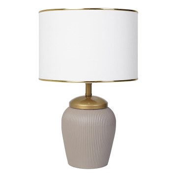 RAMZES stolna lampa 1xE27/40W/230V bijela/bež