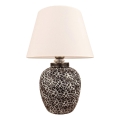 RAMZES Stolna lampa 1xE27/40W/230V bijela/crna